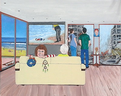 Lucky Buggers, arn't we (May2018) - By jeff Quigley Artist Emu Park
